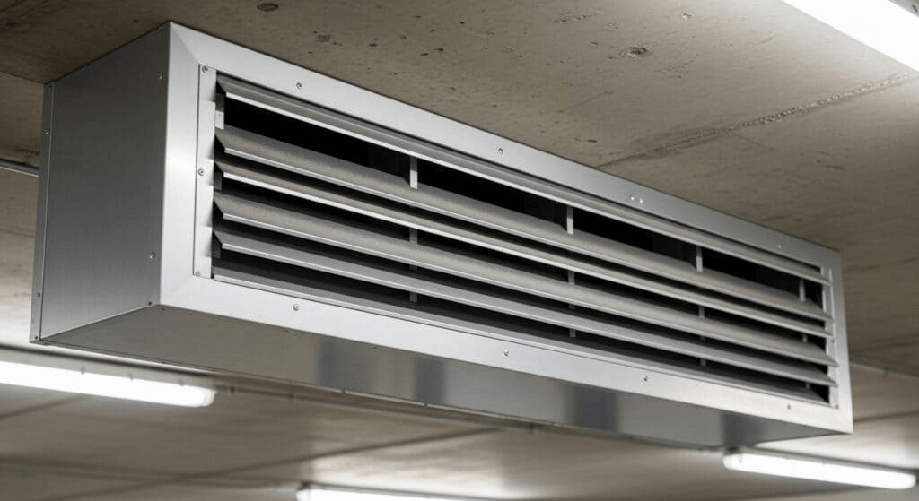 Equipamento difusor de ar industrial